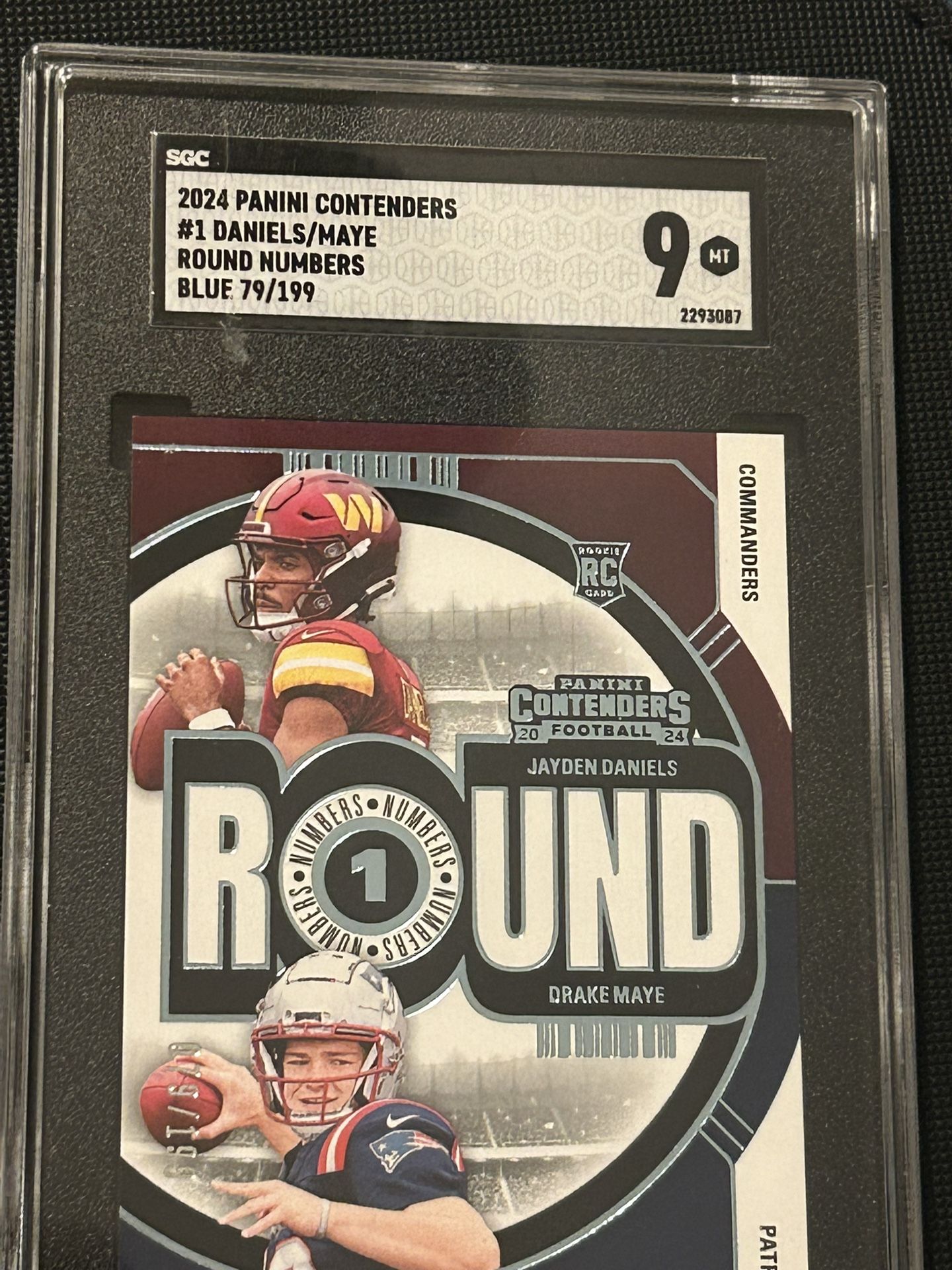 Drake maye/jayden Daniels /199 SGC 9