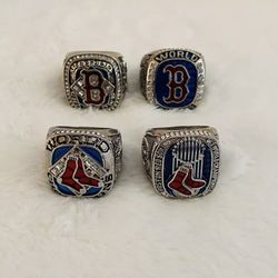 Boston Red Sox Championship Fan Rings Set