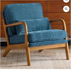 Accent Chair,  Chenille Upholstered