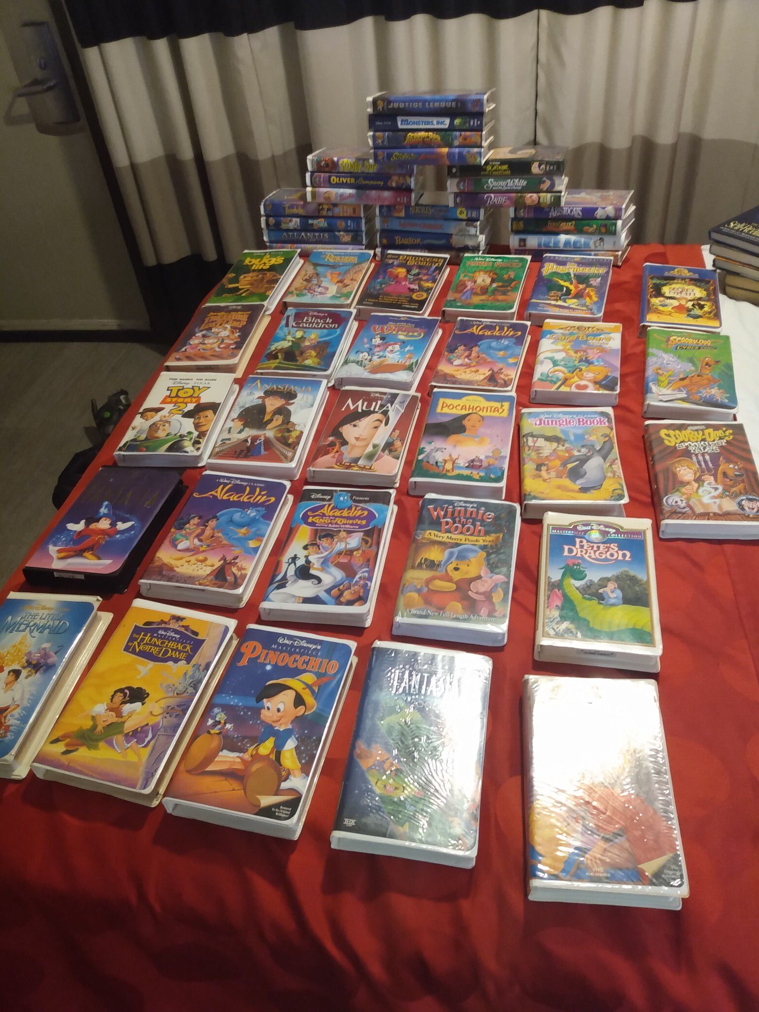 Collection of 50 Walt Disney VHS Movies