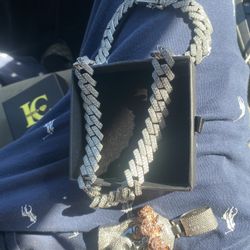 2tone Custom Jesus Rose Cuban Link 