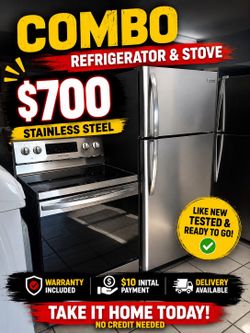 Stove & Refrigerator combo