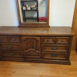 Mid Century Wooden Bedroom Set 