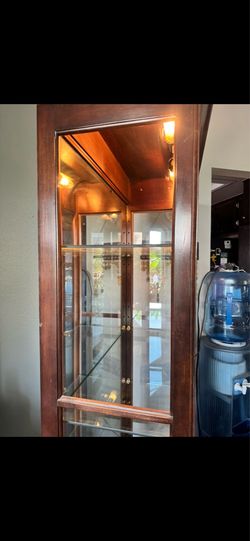 Glass China cabinet