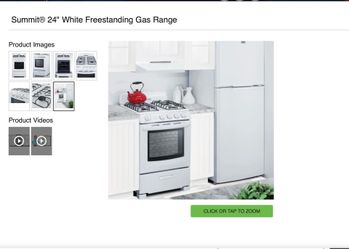 Beautiful Summit Gas Stove on Sale! ✨  Hi everyone! We have this beautiful Summit Appliance 24” Gas Range in White available now!