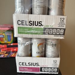 Celsius Energy Drinks (2 Cases, 11 Each) 