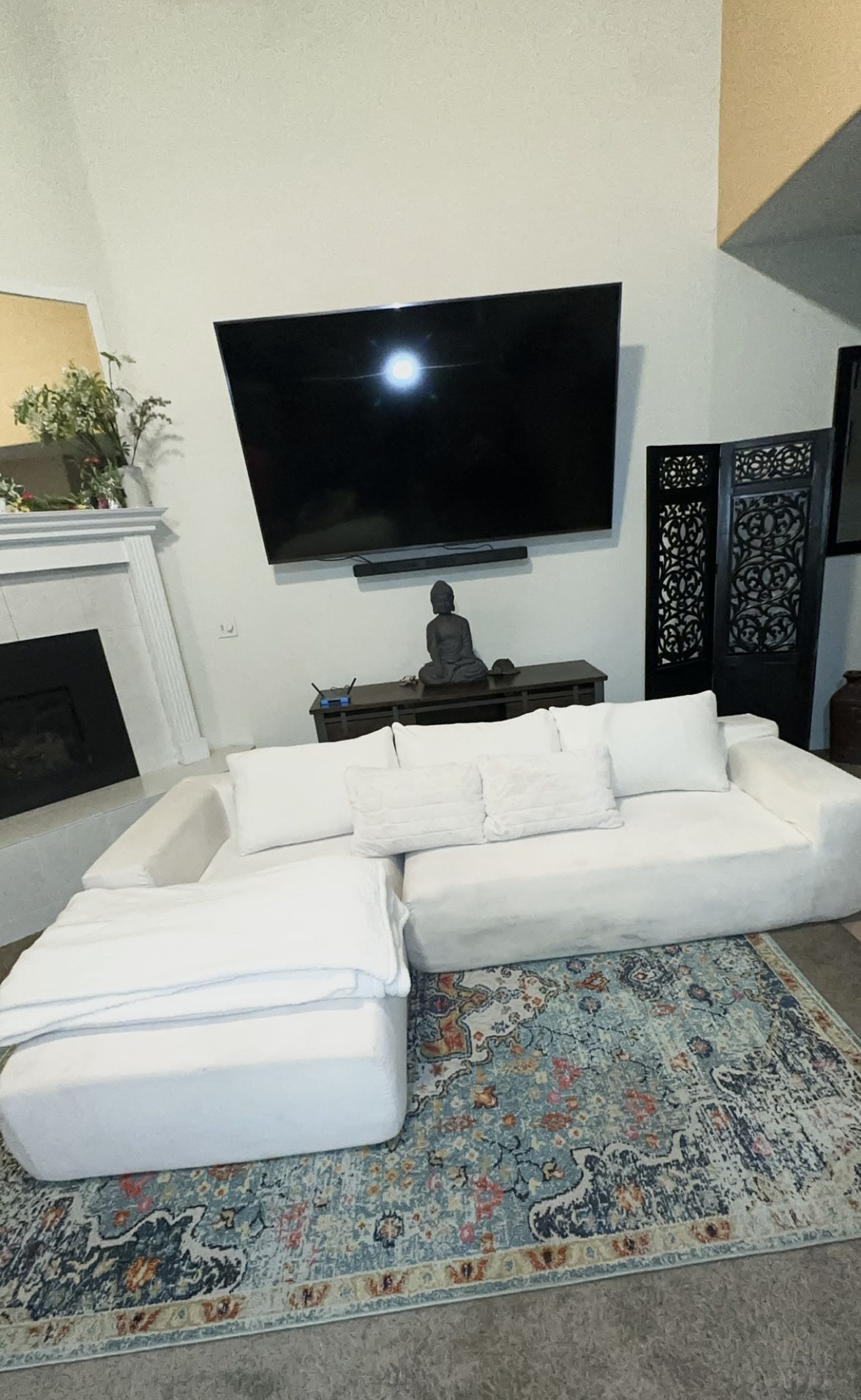 L - Shaped Couch/Sofa (Soft cloud/foam)