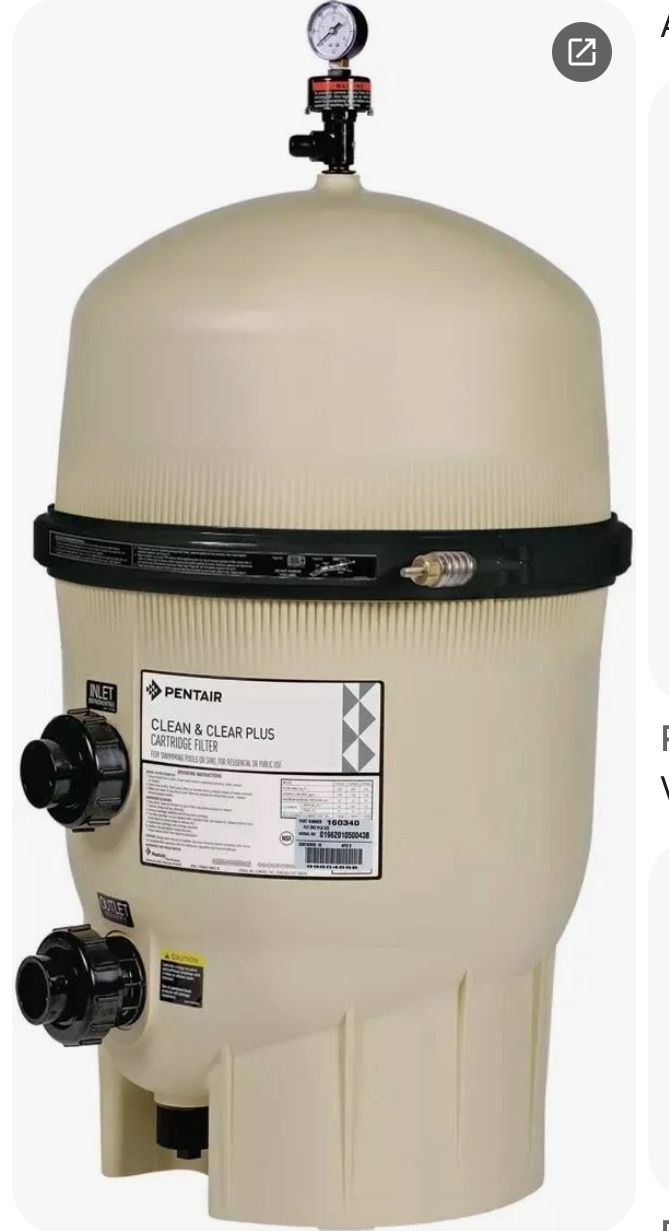 PENTAIR EC-160340 Cartridge Pool Filter