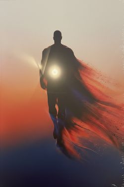 Superman 2025-16.5 x 23.5 Wall Art-Translucent wall art-Bedroom or office display-Superman fan gift
