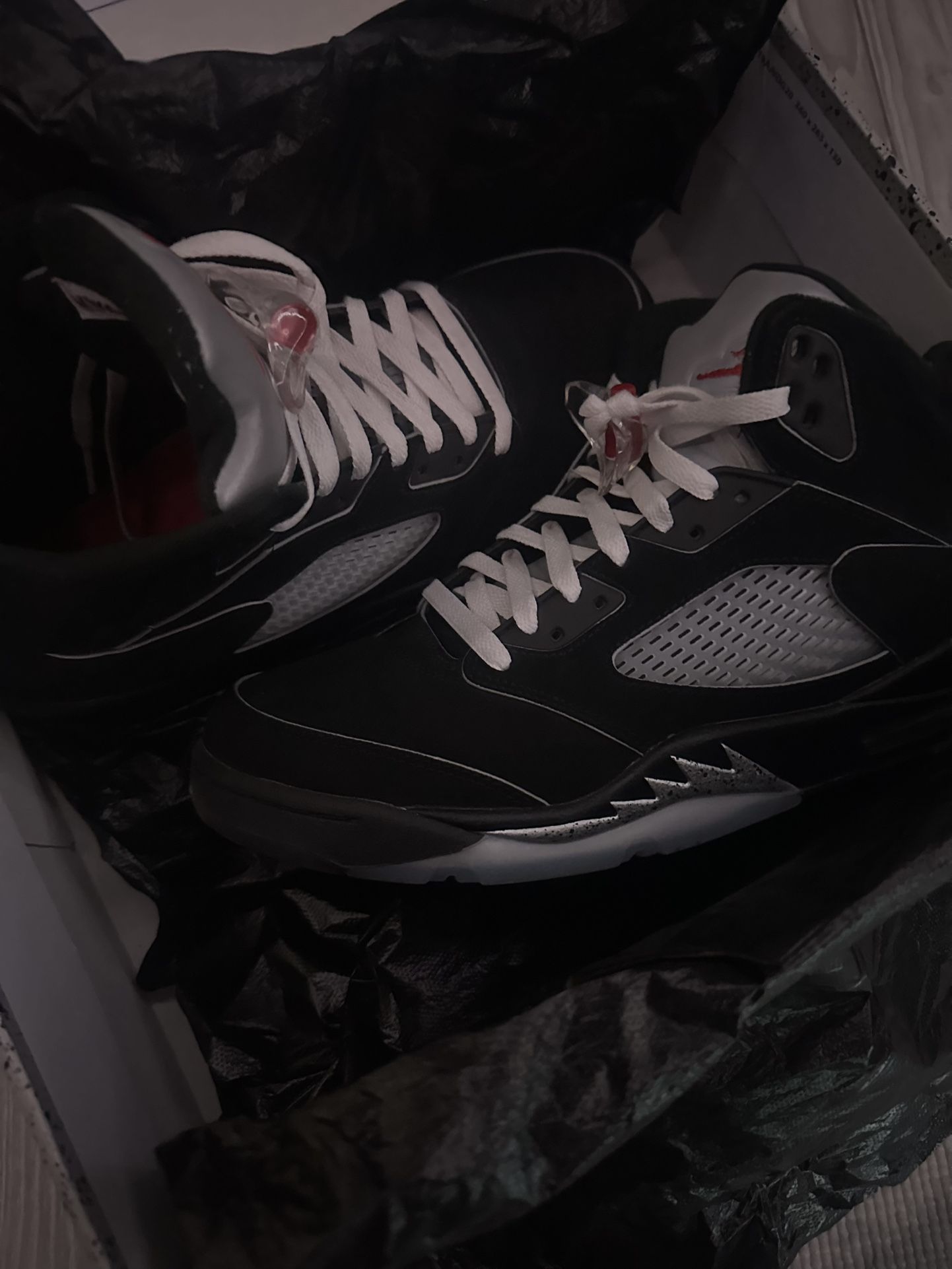 Jordan 5s “ black metallic Reimagined “