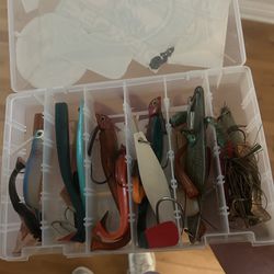 Fishing Tackle Box (primarily Salt Water Little Bit Of Fresh) 