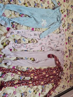 24 months toddler girl footed pajamas