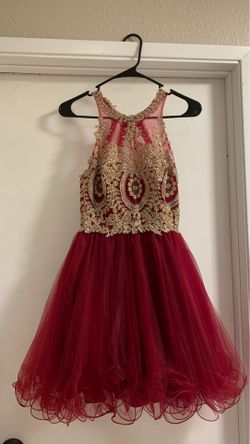 Maroon dress