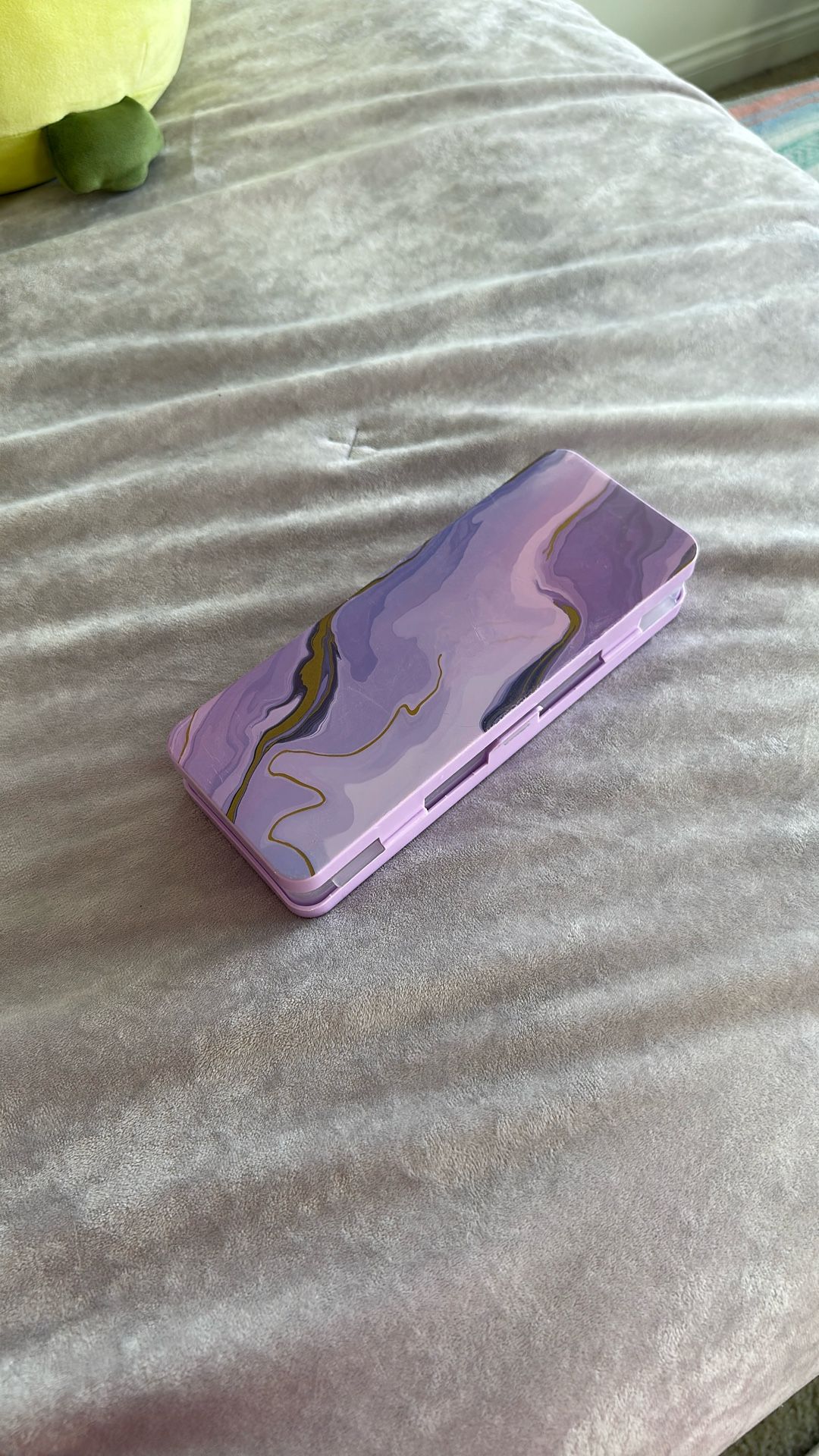 purple marble container