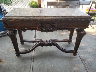 se vende mesa de marmoll semi nueva