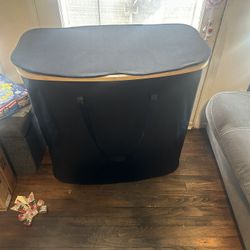 150L Laundry Basket with Lid,Large Laundry Hamper with Bamboo Handles, Hampers for Laundry, Dirty Clothes Hamper 