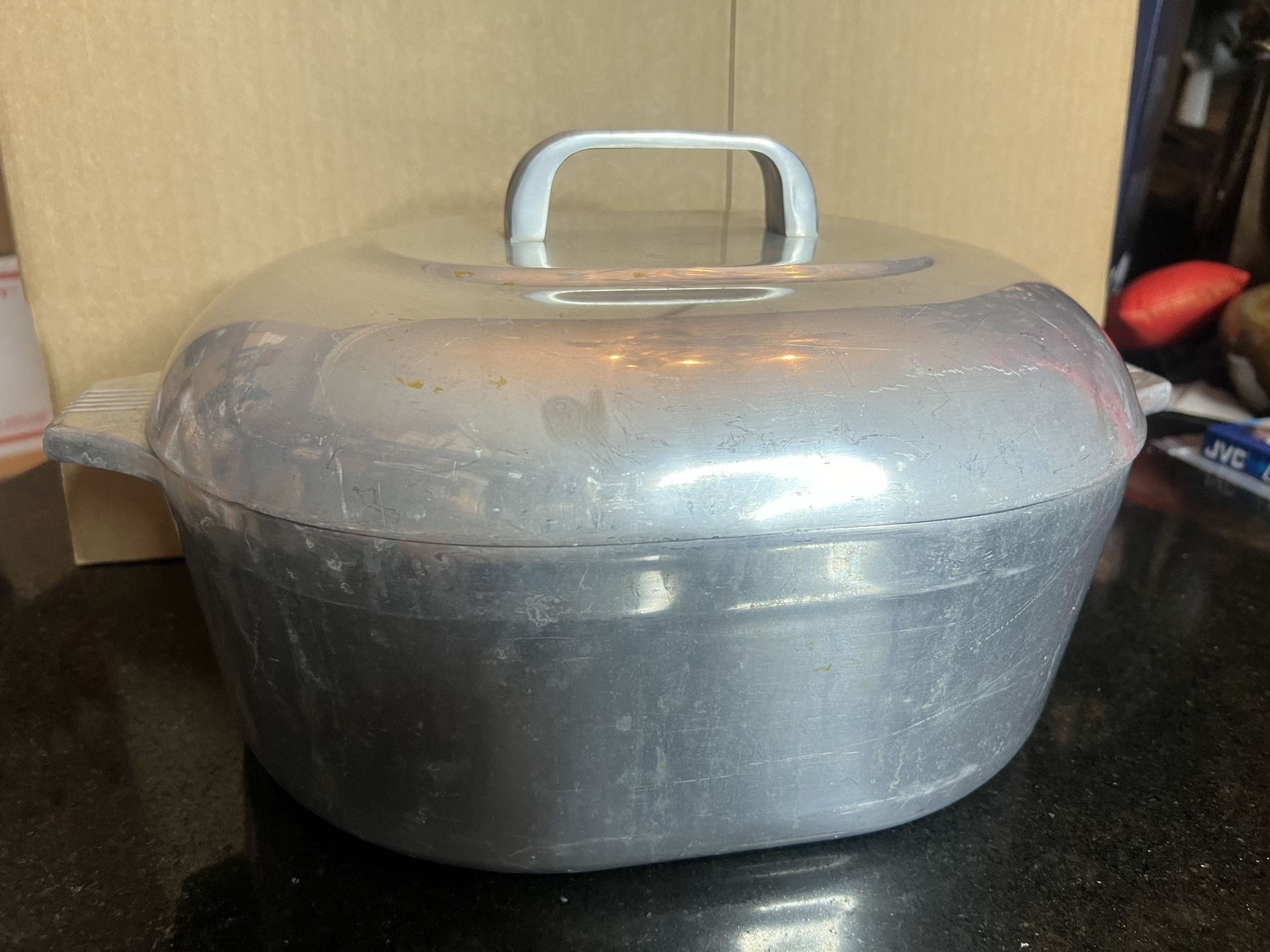 Vintage GHC Magnalite 8 Qt Roaster Dutch Oven with Lid No Trivet Made