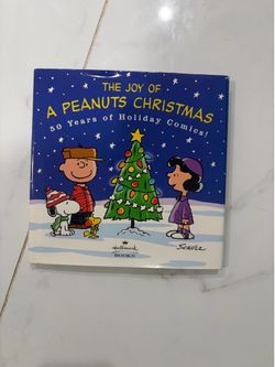 The Joy of A Peanuts Christmas by Charles M Schulz Vintage Hardcover Book Snoopy