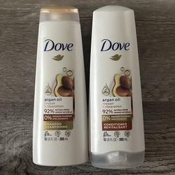 Dove Argan Oil Repair + Reparation Shampoo & Conditioner Set 