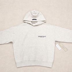 Essentials Light oatmeal hoodies