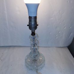 Vintage Crystal Table Lamp 