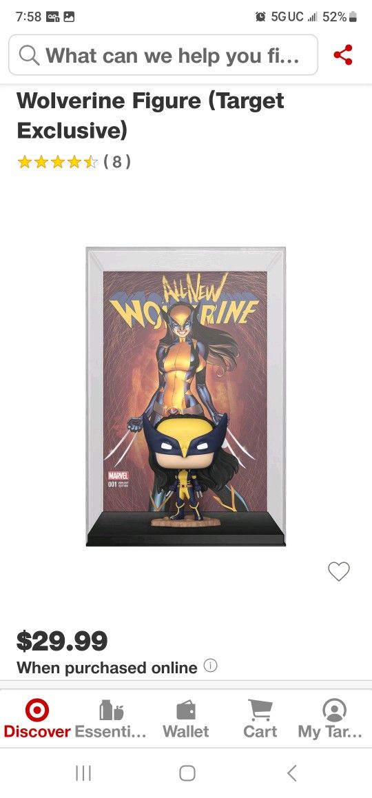 Wolverine figure Funko Pop