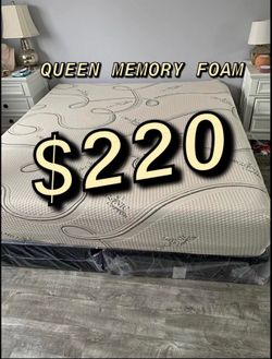 New Queen memory foam mattress only $220