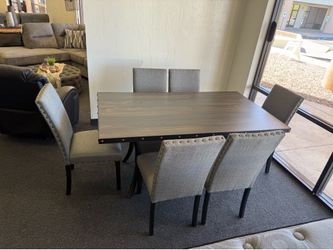 Dining table with 6 chairs