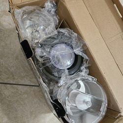 SANGCON 5 in 1 Blender and Food Processor Combo for Kitchen, Small Electric Food Chopper for Meat and Vegetable, 350W High Speed Blenders with 2 Speed