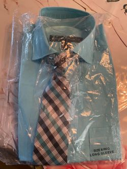Boy’s dress shirt & tie, size 8