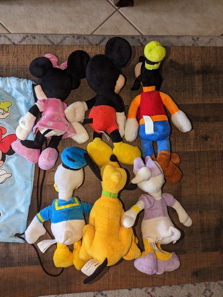 Disney Mickey and Friends Plush Bundle