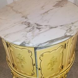 French Marble Hutch Table. Serious Inquiries Only Please 