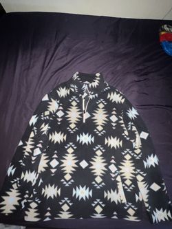pacsun quarter zip up fleece 