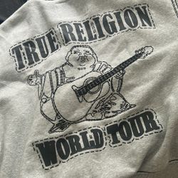 True Religion Hoodie Size large  