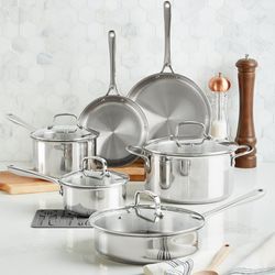 The cellar  stainless steel 11 piece set New 3 layer