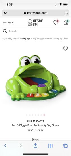 Bright starts pop and 2024 giggle pond pal