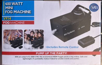Brand New 400 Watt Mini Fog Machine v914