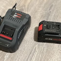 Bosch 8Ah battery and charger