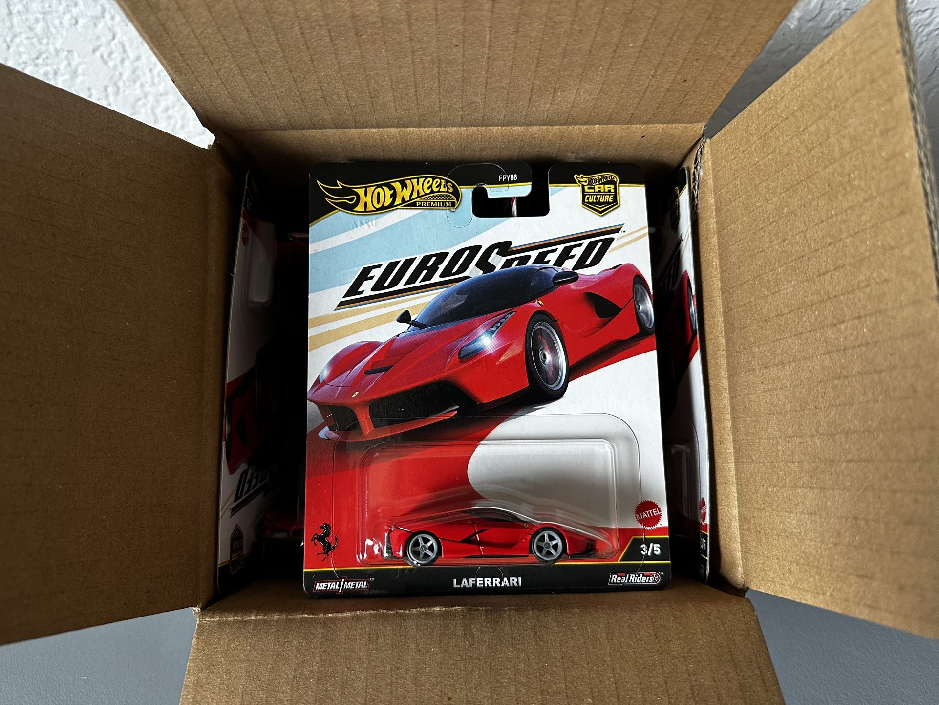 Hot Wheels 2025 Premium Car Culture Euro Speed - LAFERRARI Red 3/5 LOT OF 10