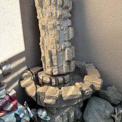 decorative outdoor water fountain