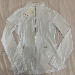 White Gold Lululemon Define Jacket