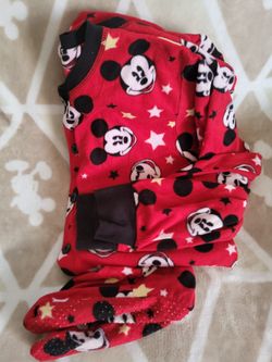 Footed Mickey Mouse Pjs