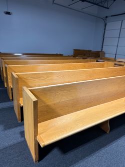 Used Solid wood church pews 200$ each