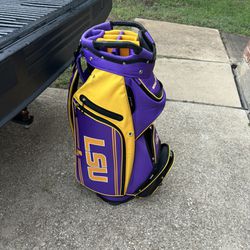 Team Effort The Bucket III Cooler Cart Bag - LSU Tigers Purple-Yellow