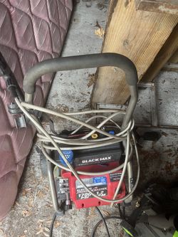 Black max electric pressure washer