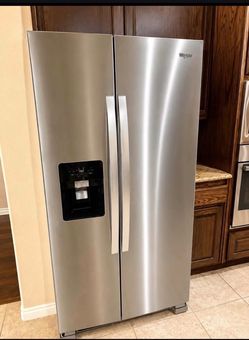 Whirlpool 25 Cu. Ft. Side-by-Side Refrigerator – Stainless Steel