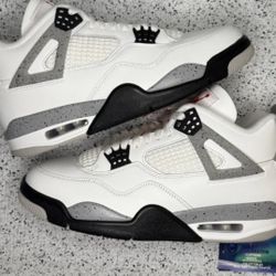 Jordan 4 White Cement 