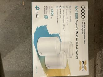 Deco Wi-Fi Mesh Network.