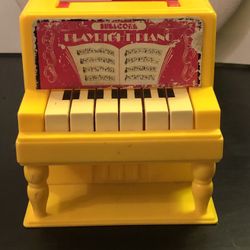 Works Toy Piano Vintage Shelcore Playright Piano Childs Toy From 1984