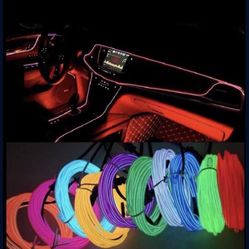 Fiber Lights Car Interior Kit 10Ft Long (No Tools Required) Easy Install